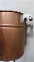 Antique Copper Boiler w/Painted Handles-28x13x14"