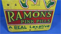 Antique Ramons Pink Pill Thermometer
