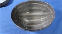 VintagePudding Mold-Extra Agate Steel-Ware7x5 1/2"