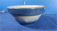 Vintage Blue&White Bowl w/Oriental Ladle