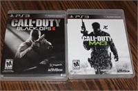 2 PS3 GAMES - CALL OF DUTY 1 AND BLACK OPS II