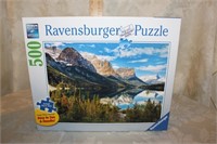 RAVENSBURGER PUZZLE 500 PCS. PRE-OWNED MT. LAKE