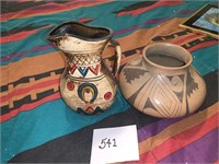 TWO GREAT POTTERY PIECES