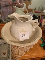 VINTAGE BOWL AND PITCHER