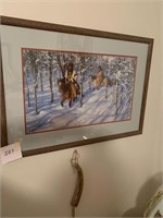 BEAUTIFUL SIGNED PRINT IN FRAME