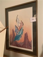 SIGNED AND NUMBERED PRINT OF WESTERN ANGELS