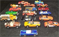 Collection of 48 Matchbox and Hot Wheels Toy Cars