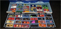 Collection of 48 Matchbox and Hot Wheels Toy Cars