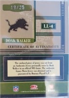 6 ct. Doak Walker Detroit Lions Football Cards