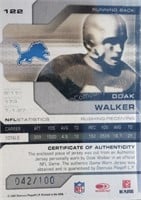 6 ct. Doak Walker Detroit Lions Football Cards