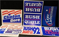 Large Group of Political Campaign Signs