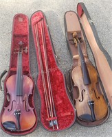 Pair of Vintage Violins