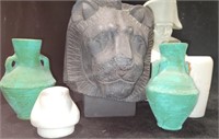 Group of Egyptian Pottery, Nepolotan Sculpture