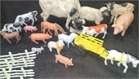 Collection of Toy Farm Animals