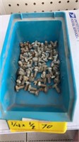 1/4 x 1/2 hex bolts - 70 pcs