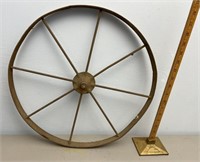 Metal spoke wheel
