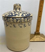 Ransbottom pottery 1 quart hi jar with lid