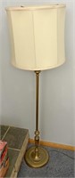 Bronze lamp with shade