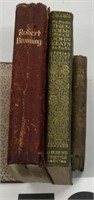 3 books - Scattered Leaves 1857, The Poems of