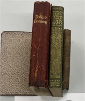 3 books - Scattered Leaves 1857, The Poems of