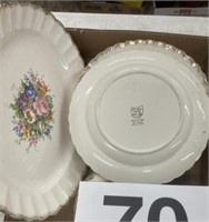 Set of Golden Ware dishes