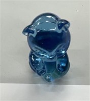 Fenton blue teddy bear