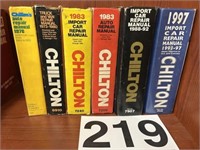Chilton books 70's, 80's and 90's