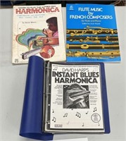 Harmonica and Flute music books