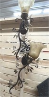 Lighted wall hangings - antiqued copper