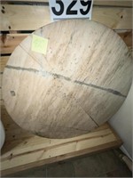 42" round marble top