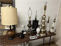 Group of lamps