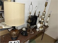 Group of lamps