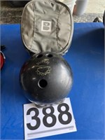 Super Tornado bowling ball and bag
