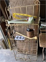 Plant rack and gardening waterers