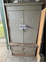 Heavy metal cabinet 46" x 80"