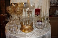 LOT OF CANDLE HOLDERS - ALL SIZES