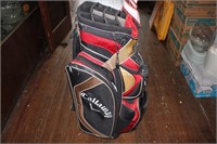 CALLAWAY RED/BLACK GOLF BAG - GREAT CONDITION