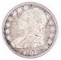 Coin 1834 Capped Bust Half, VF