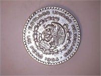1964 Silver Un Peso