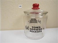 Tom's Toasted Peanuts Jar, 10.5"