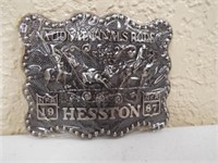 1987 Hesston NFR Belt Buckle