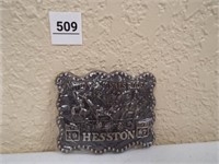 1987 Hesston NFR Belt Buckle