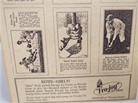 Fro-joy Babe Ruth Card Page