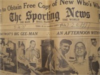 Baseball Sporting News Newspaper