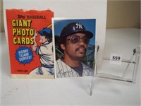 1981 Reggie Jackson Topps Photo Card