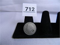 1908 V Nickel; In Acrylic Coin Holder