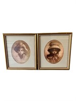 Pair of Vintage Art Pictures