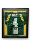 RARE Green Bay Packers Brett Favre Framed Jersey