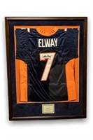 RARE Denver Broncos John Elway Autographed Jersey