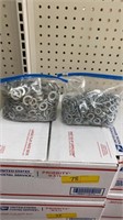 Assorted washers and lock washers 12.5lbs